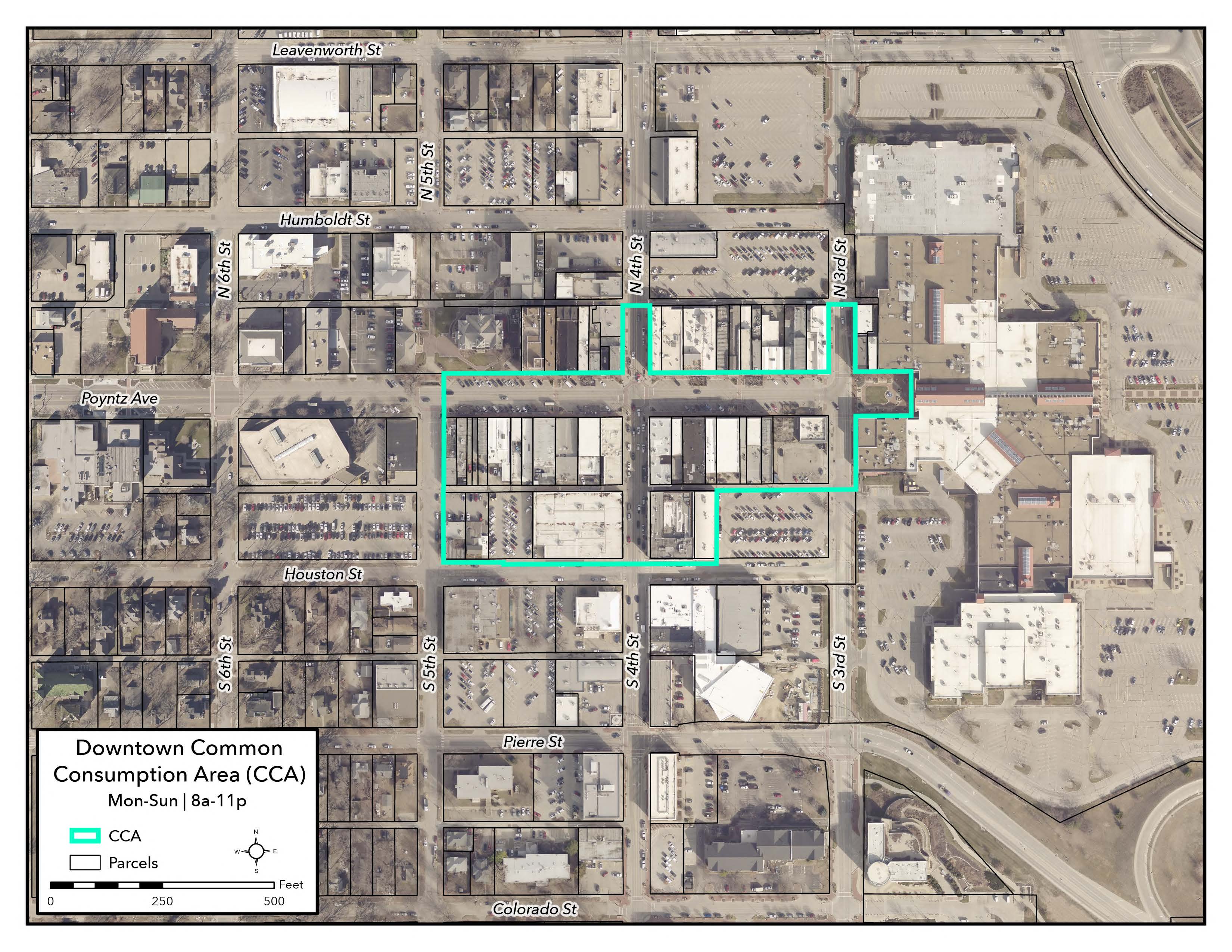 Downtown CCA Boundary Map